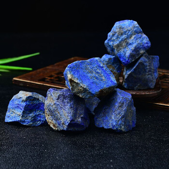 山東省青金石 青森産 錦石 磨き383g 天然石販売 名取貴石 天然石原石鉱物