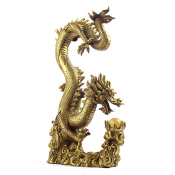 玄众阁飞龙在天金属龙摆件中国龙形五爪金龙聚财铜龙饰品青龙