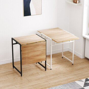 百益永进可折叠餐桌 现代简约人双人小户型吃饭桌子 多功能折叠伸缩桌