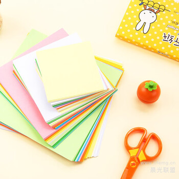 晨光（M&G）彩色卡纸手工折纸手工折纸176*176mm彩纸10色/120页剪纸卡纸FPYNQ761 1包装