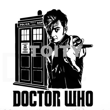 25款神秘博士墙贴时光机tardis装饰贴画doctor who英伦国民剧贴纸 10
