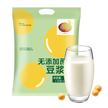维维无添加蔗糖豆浆粉500g/袋营养早餐速溶即食冲饮代餐非转基因大豆 维维无添加蔗糖豆浆粉500g/袋营养早餐速溶即食冲饮代餐非转基因大豆