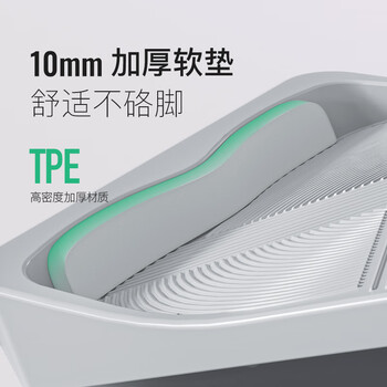 Keep拉筋板拉伸板斜踏板小腿拉筋瘦腿神器美腿中考训练辅助-冰川灰