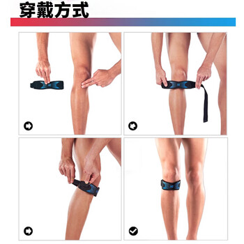 LP髌骨带可调节式运动护膝男女跑步运动护具篮球装备CT73 均码 红色 LP髌骨带可调节式运动护膝男女跑步运动护具篮球装备CT73 均码 红色