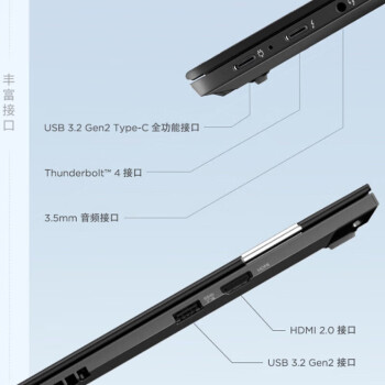 ThinkPad T14p 联想14英寸高性能标压工程师本笔记本电脑 13代酷睿i9-13900H 32G 1TB 2.2K 商务办公本