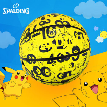 斯伯丁&宝可梦联名款篮球室外7号橡胶篮球84-578Y黄色 斯伯丁&宝可梦联名款篮球室外7号橡胶篮球84-578Y黄色