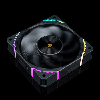 瓦尔基里S12R MAX VK FDB轴承 二次动平衡 3300RPM 三档调节 12CM LCP性能反吹风扇 4Pin PWM ARGB灯效