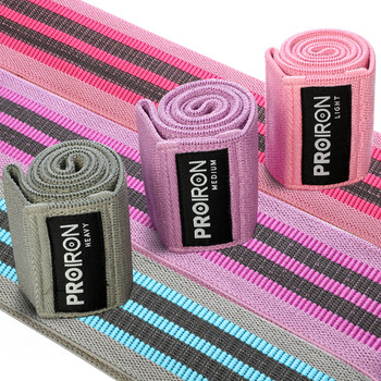 PROIRON普力艾 弹力带力量训练健身阻力带瑜伽练腿练臀弹力圈 三件套