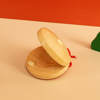 浙韵木质响板榉木奥尔夫打击乐器早教儿童音乐玩具哒哒舞板专业圆舞板