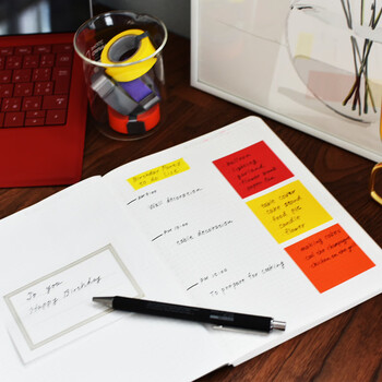 STALOGY 标签贴 标签纸贴纸 口取纸 便利贴 姓名贴 贴纸标签便签 索引纸 亮色