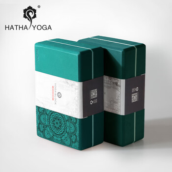 哈他瑜伽砖专业高密度儿童舞蹈砖立体防滑纹泡沫砖块瑜伽馆专用练功砖