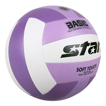 世达（star）排球初中生中考专用5号比赛训练体考标准用球马卡龙白紫VB825C-68