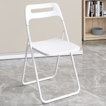 古木郎折叠椅子凳子靠背塑料便携简约宿舍创意电脑办公家用户外餐椅