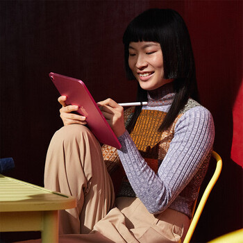 Apple iPad 10.9英寸平板电脑2022年款（256GB WLAN版/A14芯片/1200万像素/iPadOS MPQC3CH/A）粉色*企业专享
