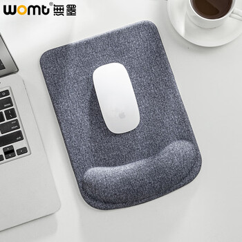 WOMT无墨 鼠标护腕垫 笔记本电脑鼠标手托垫 记忆棉男办公打字游戏护手腕鼠标垫腕托