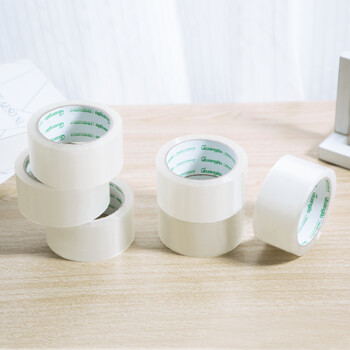 广博(GuangBo)6卷装48mm*60y*50μm 54.9米/卷透明封箱胶带胶布办公用品FX-20 广博(GuangBo)6卷装48mm*60y*50μm 54.9米/卷透明封箱胶带胶布办公用品FX-20