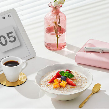 桂格（QUAKER）5白混合即食燕麦片460克 添加茯苓 添加薏苡仁 富含烟酰胺