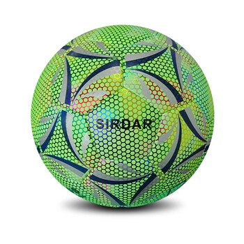 比赛训练专用耐磨反光夜光发光足球 发光夜光足球(吸光后发亮)-荧光绿