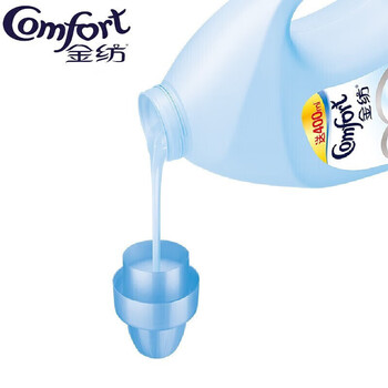 金纺柔顺剂 清新柔顺(3KG+400G)*3瓶 柔软舒适 护形护色