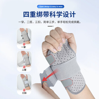 耐力克斯腕关节医用固定钢板护腕手腕管综合征扭伤护具腱鞘炎骨折支具绑带