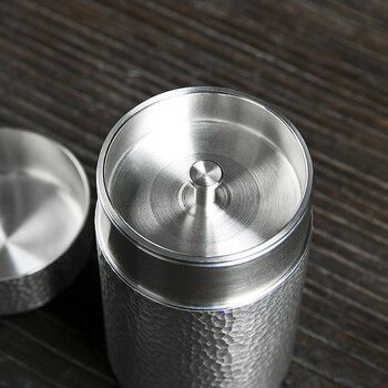 金镶玉 茶叶罐 纯锡存茶罐密封储茶罐 金属锡罐礼盒包装φ55*95mm 金镶玉 茶叶罐 纯锡存茶罐密封储茶罐 金属锡罐礼盒包装φ55*95mm