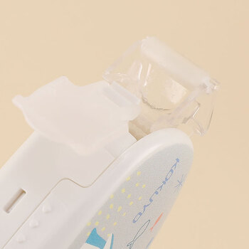 国誉(KOKUYO)学生点点胶·mofu-mofu便携紧凑型点状胶粘贴胶带 本体 浅灰1个 WSG-DM5M45-06LM