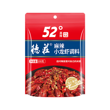 德庄 麻辣小龙虾底料调味料麻辣干锅冒菜串串调味料 麻辣小龙虾200g*3