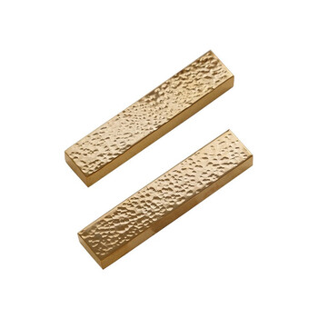 【全网低价】弘梅锥纹镇尺镇纸 黄铜创意多功能可爱压纸文镇毛笔笔架 文房四宝礼品把玩铜器摆件