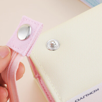 国誉（KOKUYO）淡彩星球·C2-R文具笔袋大容量铅笔收纳盒 内含侧袋 黄色1个 WSG-PCJ23Y