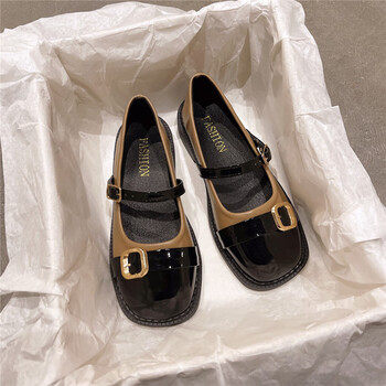 静怡百丽复古玛丽珍单鞋女鞋2023年春夏新款时尚日系jk学生百搭少女小