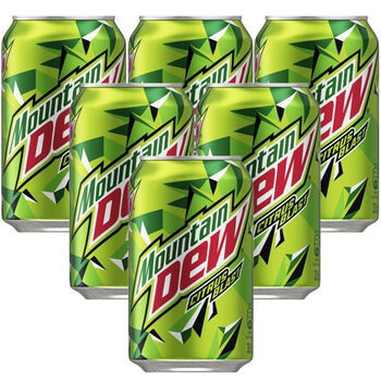 百事可乐进口欧洲版mountain dew激浪汽水330ml丹麦进口出品 丹麦产