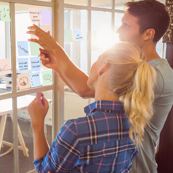 得力（deli）21550 便利贴 400张4色便利贴 76*76mm便签本/记事贴/自粘留言本 6本装