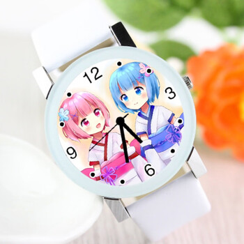 蕾姆拉姆艾米莉娅手表动漫男女学 蕾姆/拉姆10【图片 价格 品牌 报价