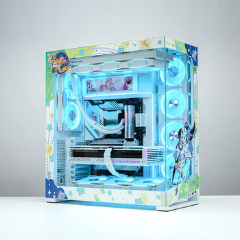 PHANTEKS追风者NV7白全视景 无立柱海景房机箱(可置换I/O/支持3x360水冷/ARGB双4090/双通道灯控)