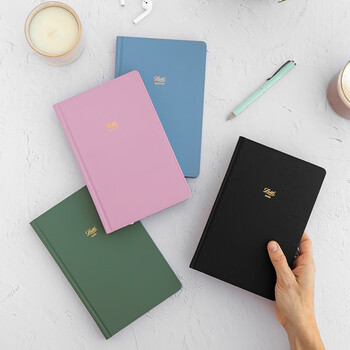 Filofax Letts联名英国记事本ICON图标定页办公学习笔记本一日一页自填日期A6中号绿色日记型内页本090138