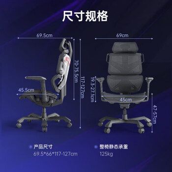 TGIF【iG推荐】ace电竞椅人体工学椅6D扶手电脑游戏家用办公椅黑