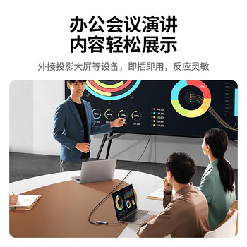 绿联 CM498 Type-C扩展适用苹果MacBook 电脑USB-C转HDMI/VGA转 【10合1】HDMI(60hz)+千兆网 25043