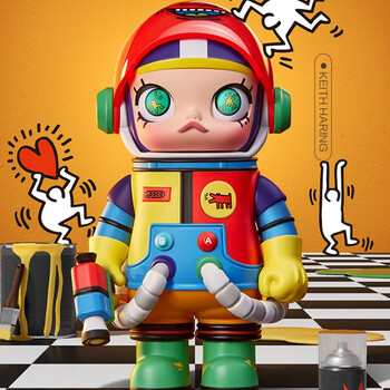 澜郜molly宇航员100 现货 周年系列盲盒纪念款珍藏系列 泡泡·玛特