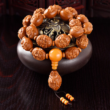 拍卖已结束06200橄榄核单籽  忠义关公  周林刻