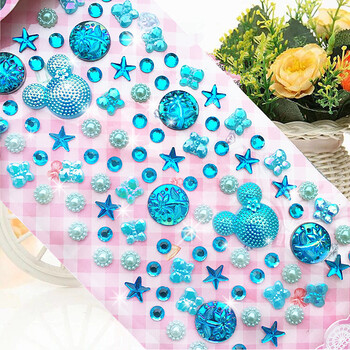 宝石贴画儿童钻石贴纸粘贴卡通水晶贴宝石手机装饰亚克力手工奖励贴画