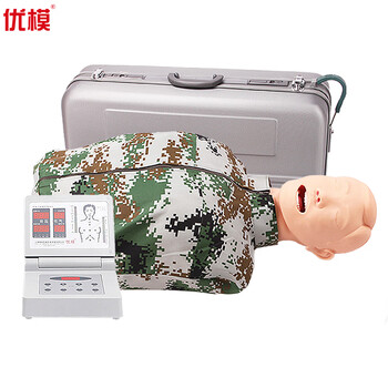 优模YOMO心肺复苏模拟人（半身）口咽鼻咽通气管操作气道开通呼吸维持技术 卫勤战救模拟 YOMO/1119可定制