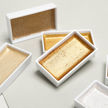 吴竹(KURETAKE)颜彩耽美固体水彩颜料专业美术幻彩色水彩颜料初学者水墨画古风墨彩工笔画金粉6色MC20SC/6V 吴竹(KURETAKE)颜彩耽美固体水彩颜料专业美术幻彩色水彩颜料初学者水墨画古风墨彩工笔画金粉6色MC20SC/6V