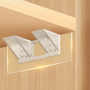 托支撑家具柜子活动搁板木板层托支架三角架 超大尺寸层板托【6个装】