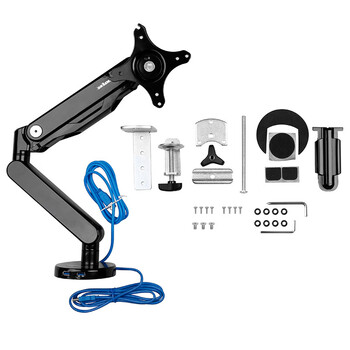 乐歌智能显示器支架办公家用娱乐游戏 加重版电脑支架显示器支架 多维度气弹簧式支架Q5 