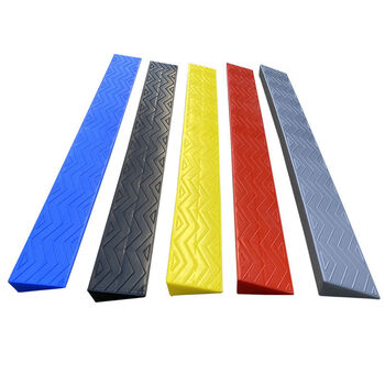 塑料门口门槛台阶斜坡垫家用室内扫地机器人爬坡斜坡板门坎垫高条 黄