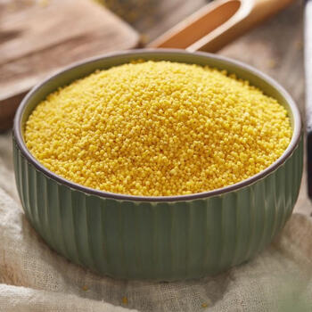 红允刘僧内蒙古赤峰敖汉黄小米25kg农家小黄米五谷杂粮小米粥500g敖汉