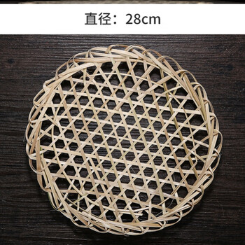 竹篦子防粘锅草垫餐厅锅垫防粘隔油炖鱼篦子网格竹编蒸锅竹子隔热砂锅