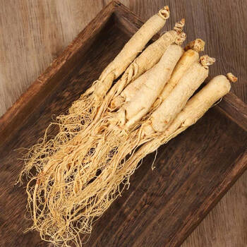 长白山人参泡酒药材生晒参白参干人参煲汤崇妙 10支装【80克】