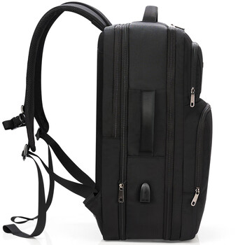 爱华仕移动办公系列双肩包大容量17.3英寸电脑包电竞包男女旅行背包黑色