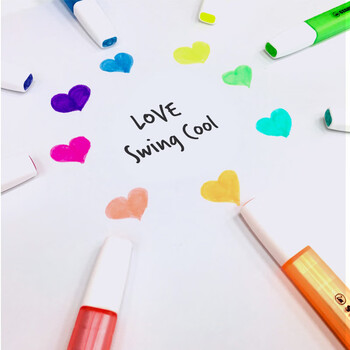 思笔乐（STABILO）乐酷荧光笔 糖果彩色手帐笔小清新荧光笔学生办公重点标记笔275/40（红色）